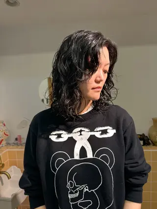 ミディアム パーマ Seeknext // Rukaのヘアスタイル