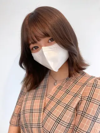 ミディアム アールバイニーナ所属・R by NINA アールバイニーナのヘアスタイル