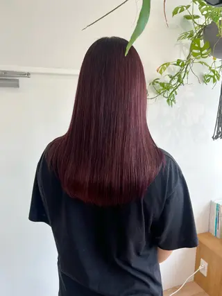 ロング 田中 愛梨のヘアスタイル