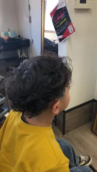パーマ キッズ 相内 満理子のヘアスタイル