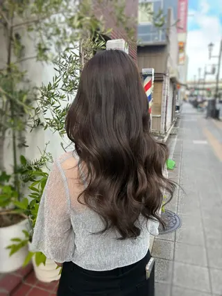 ロング カラー 梅原 姫🍬🐰のヘアスタイル