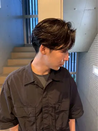 ミディアム メンズ KIRATO💈 メンズ✂️/艶カラーのヘアスタイル