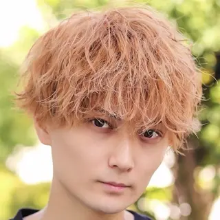 カラー メンズ ブリーチ無しダブル カラー特化/🫧中村のヘアスタイル