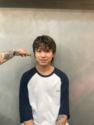 カラー メンズ TNB TOKYO所属・Insta 指名 No.1KURUMIのヘアスタイル