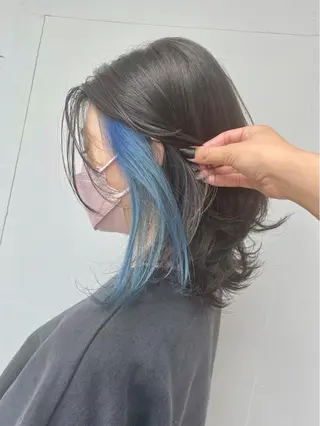 ミディアム カラー もにか🌞原宿/渋谷 🌝ブリーチカラーのヘアスタイル