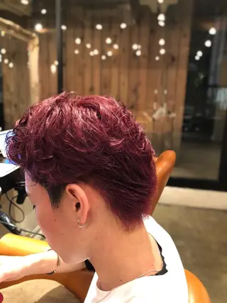 カラー メンズ 韓国風カット/ 髪質改善 黒崎のヘアスタイル