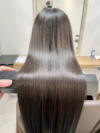 ロング 髪質改善×METEO 店長 貞松直也のヘアスタイル