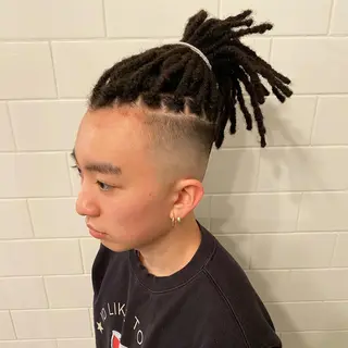 ショート カラー パーマ ヘアアレンジ メンズ キッズ ネイル マツエク・マツパ 中元 淳のヘアスタイル