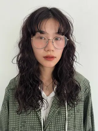 カラー the hinc所属・miyu /大阪 /レイヤーカットのヘアスタイル