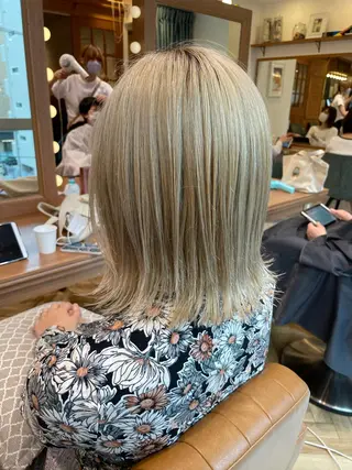 ミディアム 吉田 竜也 髪質改善のヘアスタイル