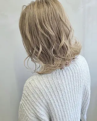 ミディアム カラー SOURCE🫧七菜 /艶カラー/髪質改善のヘアスタイル