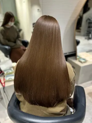ロング カラー 艶髪🫧‪🎀 岡由紀乃のヘアスタイル