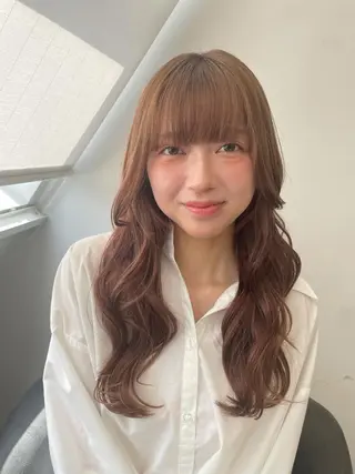 ロング 💗韓国ヘア/透明感 💗若菜あいこのヘアスタイル