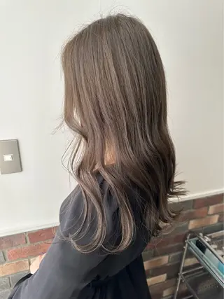 ロング カラー 増渕 駿介のヘアスタイル