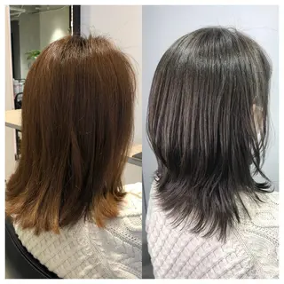ミディアム 寺田 警二のヘアスタイル