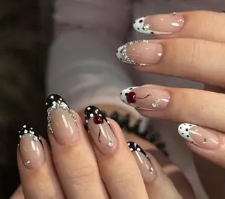 ネイル By moonネイル 🌷ワンホン/韓国風のネイルデザイン