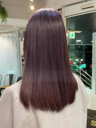 セミロング ニュアンスネイル/ ボブ/まちゃこのヘアスタイル