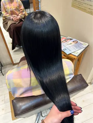 ロング カラー 髪質改善/艶カラー❄ 𝐲𝐮𝐮.のヘアスタイル