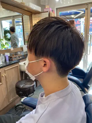 ショート メンズ ルピナス中田店長 山口大地のヘアスタイル