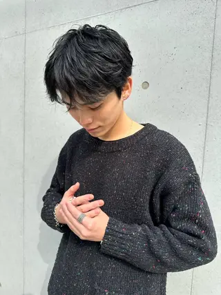 メンズ dao/ミルクティー /ブラウン/ブロンドのヘアスタイル