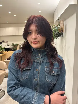 ロング カラー rion🪽 /ワンカラーのヘアスタイル