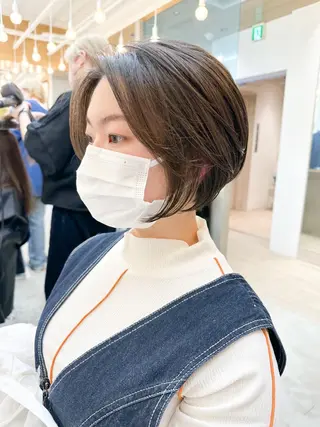 ショート パーマ EMANON YOKOHAMA所属・横浜/ショート/ マンツーマン施術　丹のヘアスタイル