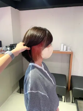 ショート カラー 🐺ウルフオタク🐺 ハイトーン/moeのヘアスタイル