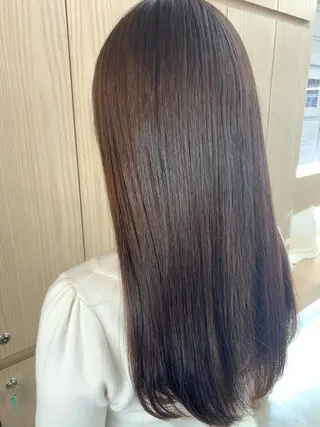 ミディアム カラー Silk-lei【銀座店】所属・銀座/美髪縮毛矯正 /髪質改善/山本翔華のヘアスタイル
