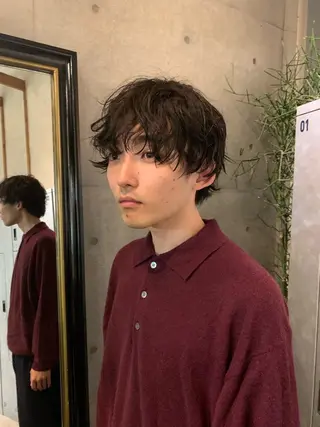 ショート メンズ Door代官山所属・詩織/パーマ /代官山のヘアスタイル