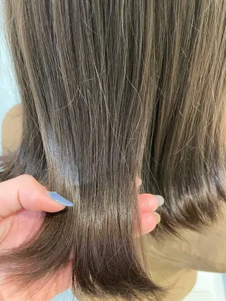カラー 髪質改善カラー🤍 エクステ✨君島由実子のヘアスタイル