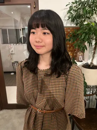 ロング パーマ hair  salon necco所属・柴田 さくらのヘアスタイル