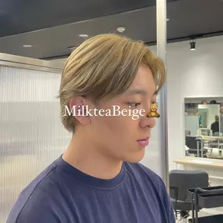 カラー メンズ sawaka🪽うる 艶カラー/レイヤーのヘアスタイル