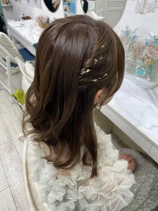 セミロング 六本木/ヘアセット /hairmakeのヘアスタイル