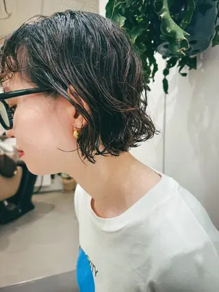 ショート 久米 杏奈のヘアスタイル