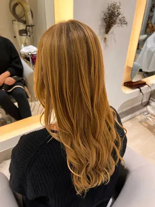 ミディアム カラー パーマ ヘアアレンジ メンズ 堀井 凌平のヘアスタイル