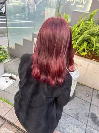 ミディアム カラー 🌈半谷 千尋⛅️✨のヘアスタイル