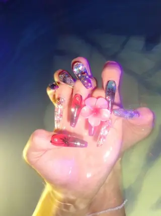 ネイル la vie  Luire所属・la vie Luire ｱｽｶのネイルデザイン