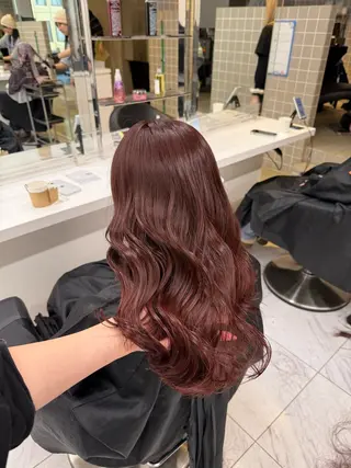 ロング カラー ヘアアレンジ 💗横浜美容室 💗HARUNAのヘアスタイル