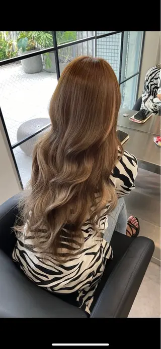 ロング エクステ/ ブリーチ🤩店長レンのヘアスタイル