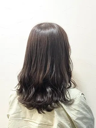 セミロング カラー graphy池袋 東ヶ崎　凌のヘアスタイル