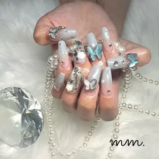 ネイル 🩷🩵mm.大宮 Riyo🧸🩵🩷のネイルデザイン