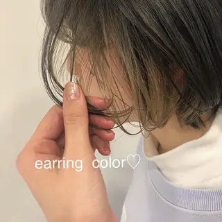 ミディアム カラー GLROW haruhiのヘアスタイル