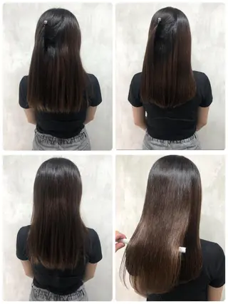 セミロング 満足度⭕️縮毛矯正師 谷口にお任せを👍のヘアスタイル