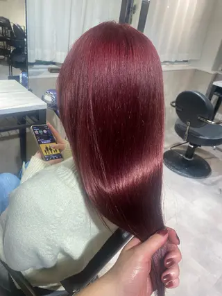 カラー Seleneコウキ ブリーチ/ハイトーンのヘアスタイル