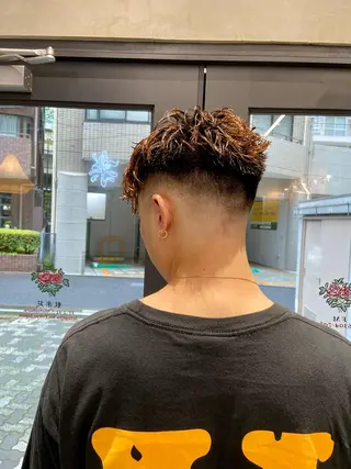 ショート パーマ メンズ FM【エフエム】HAVANA所属・💈圧倒的メンズ特化 明大前美容師💈のヘアスタイル