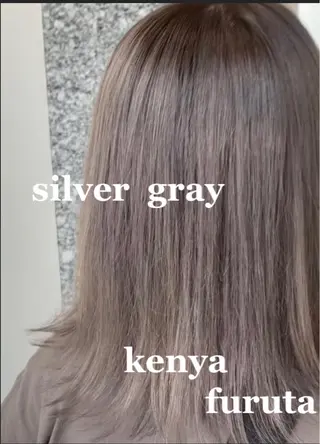 セミロング カラー soen所属・古田 賢哉のヘアスタイル