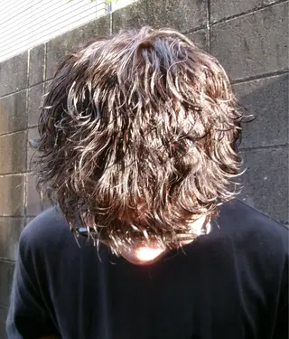 パーマ メンズ 水町 幸基のヘアスタイル