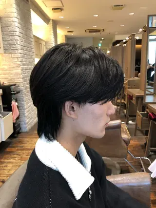 パーマ メンズ 韓国メンズヘア シンユウのヘアスタイル