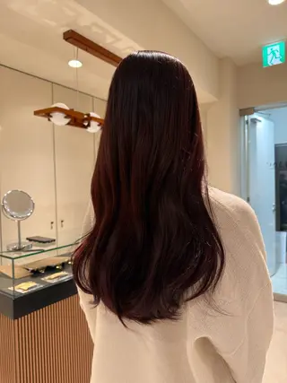 ロング カラー yiye Aoyama所属・yiye ちさとのヘアスタイル