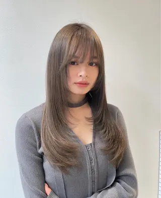 ロング カラー sora/レイヤー/ 似合わせカット🎀のヘアスタイル